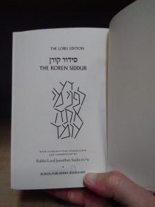 Siddur, Jewish prayer book