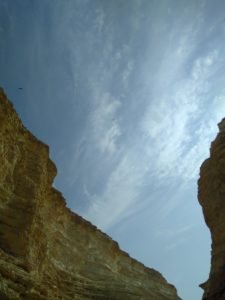 Looking at the sky at En Avdat